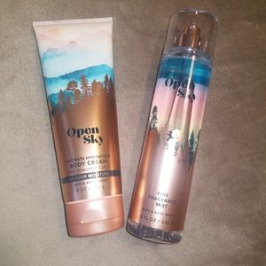 NEW🍓💜🍦😍Open Sky Set Body Cream +Fragrance Set